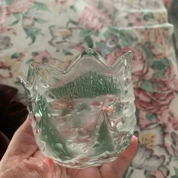 Christmas Holiday Candle Holder with an design all over - Picture 3 of 6